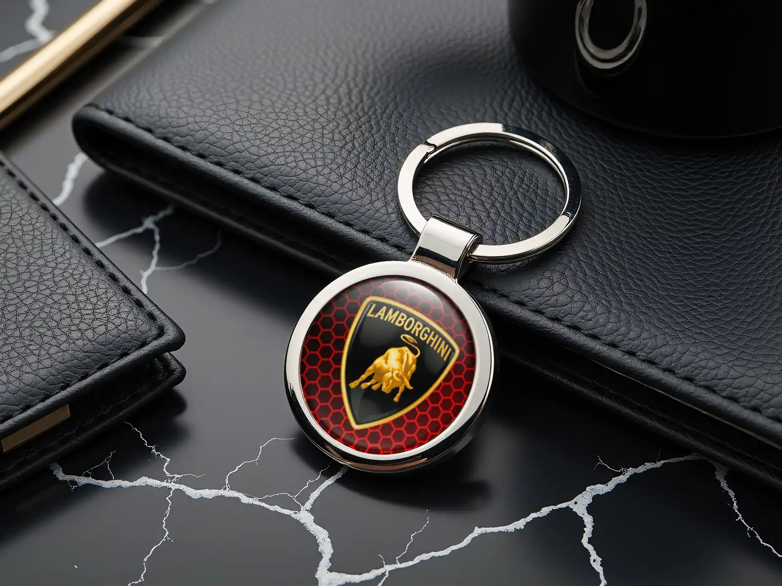 Lamborghini Porte-clés Sécurité Alliage Renforcé Durable